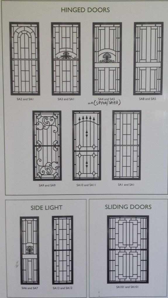 Decorative Grille styles.