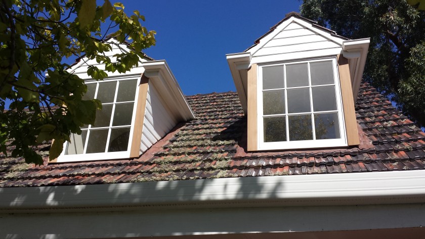 timber colonial awnings x 2