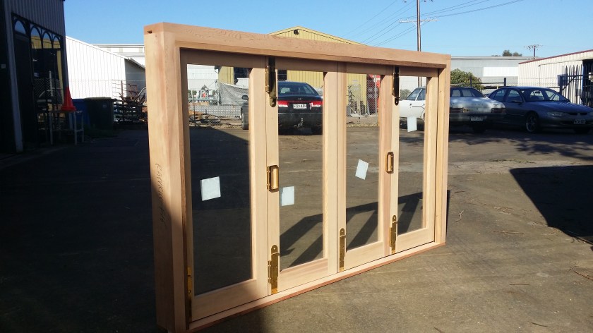 Cedar Bifold Window