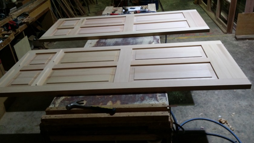 cedar doors recessed panels